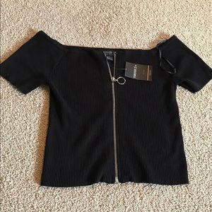 Black cropped sweater plus size